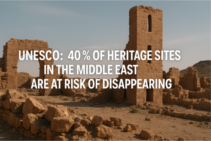 UNESCO: 40% of Heritage Sites in the Middle East Are at Risk of Disappearing